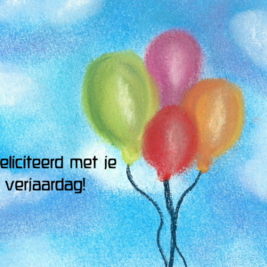 Kaartje verjaardag