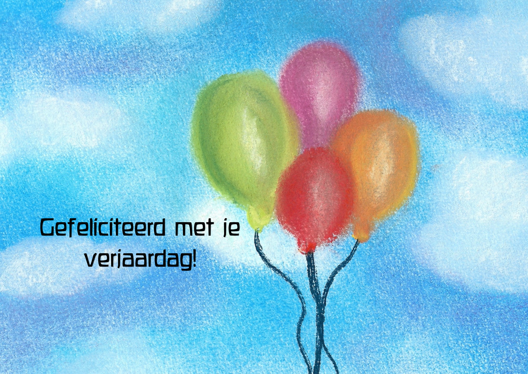 Kaartje verjaardag
