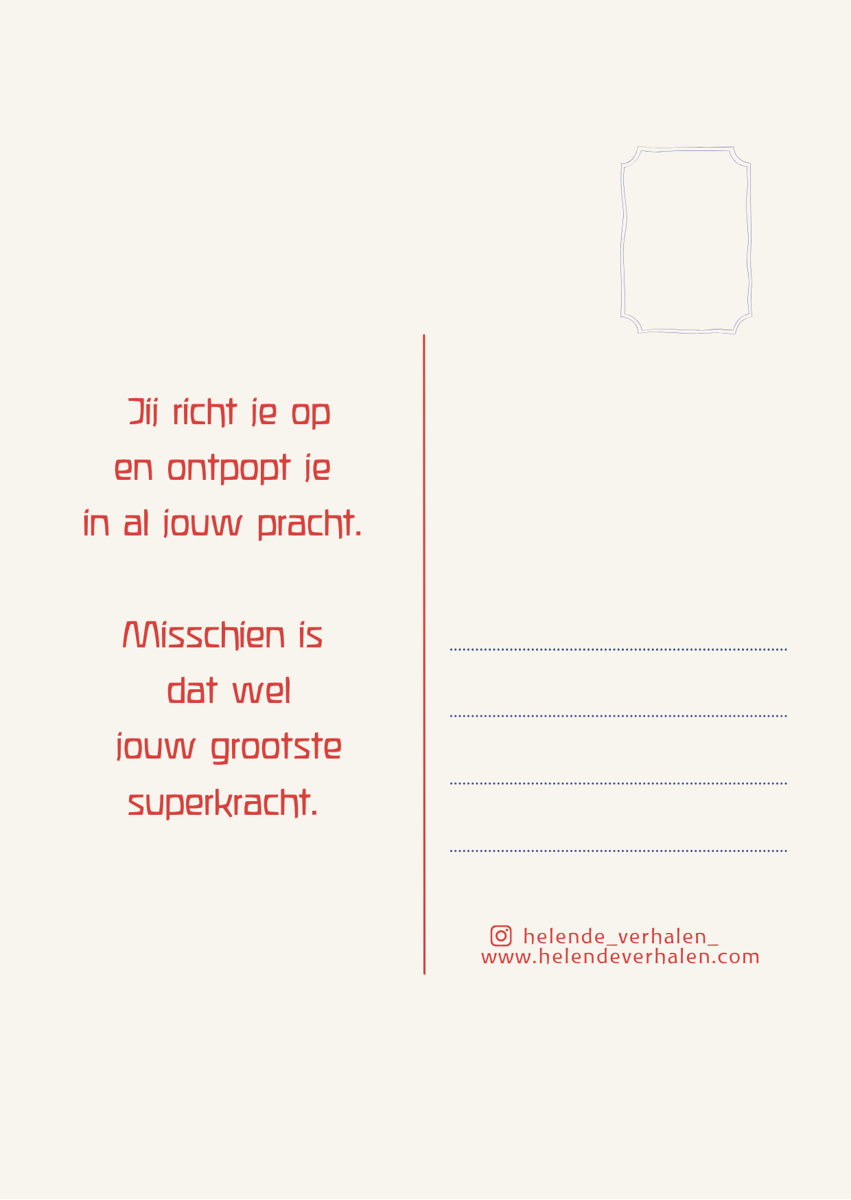 Kaartje klaproos kracht - Afbeelding 2